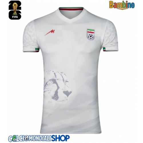 Maglie da calcio Iran Prima Maglia Bambino Mondiali 2026  Manica Corta + Pantaloni corti)